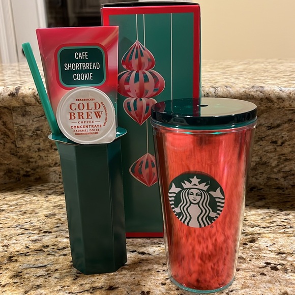 Starbucks Coffee Mug, Tumbler, Cold Brew, Shortbread Cookie Peppermint Cocoa Set - Picture 7 of 11
